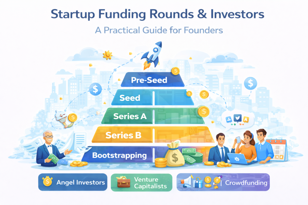 undefined startup funding rounds investors